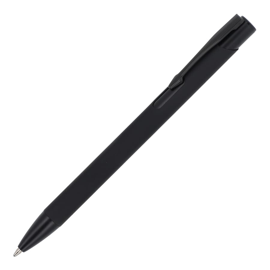 Ballpen Alicante softtouch Deluxe, juoda, gaminio vaizdas (1)