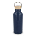 Perdirbto nerūdijančio plieno termo butelis 500 ml, tamsiai mėlyna