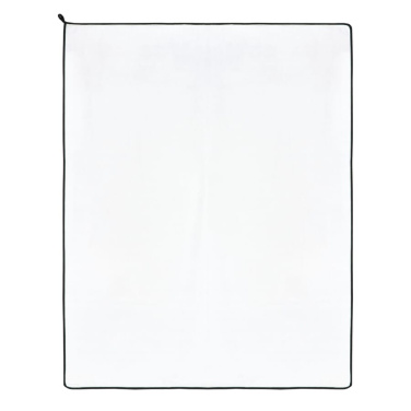 Sublimacinis klijuotas koralų vilnos antklodė 120x150 cm (500g/m²), juoda, gaminio vaizdas (2)