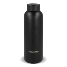 Nerūdijančio plieno butelis „Waterdrop“ su plieniniu dangteliu, 600 ml