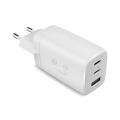 „Fresh 'n Rebel“ 67 W nešiojamojo kompiuterio greitasis įkroviklis „GaN USB-C“ ir „USB-A“, šviesiai pilka