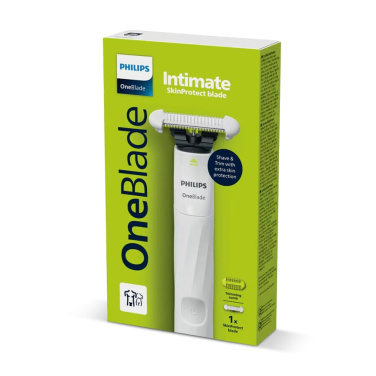 „Philips OneBlade“ intymios srities skustuvas ir žoliapjovė, balta, gaminio vaizdas (3)