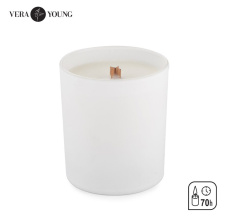 Sojų pupelių vaško žvakė 220g - Biblioteka - VERA YOUNG