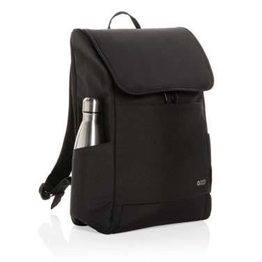 Swiss Peak Fern AWARE™ RPET 15,6 colių kuprinė su užtrauktuku, juodas, detalus vaizdas (2)