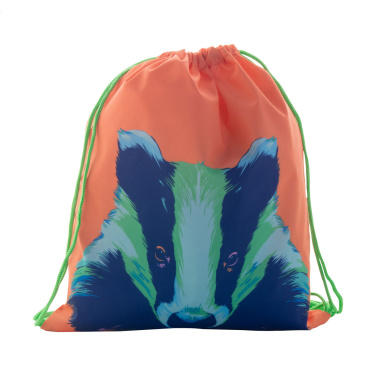 CreaDraw Kids – pagal užsakymą pagamintas raišteliu užsegamas krepšys vaikams, žalia, papildomas gaminio vaizdas 3