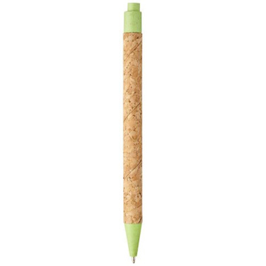 Midar kamštienos ir kviečių šiaudų tušinukas, Natūrali / Obuolių žalia, gaminio vaizdas (2)