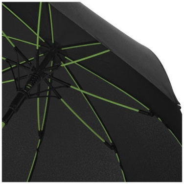 Stark 23" vėjui atsparus automatiškai atidaromas skėtis, Laimo žalia / juoda, gaminio vaizdas, Kalkės/Tvirta juoda (3)