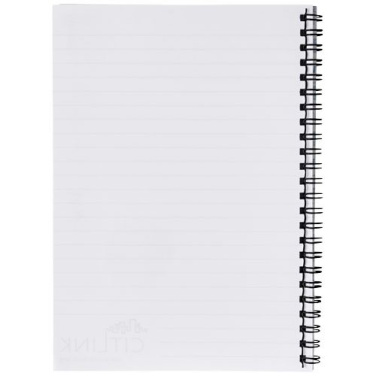 Desk-Mate® spiralinis A4 bloknotas, Balta / vientisa juoda, gaminio vaizdas (2)
