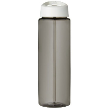H2O Active® Eco Vibe 850 ml sportinis buteliukas su snapeliu su dangteliu , Medžio anglis / balta, gaminio vaizdas (1)