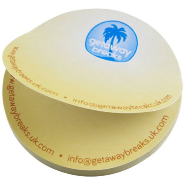 Sticky-Mate® apskritimo formos perdirbti lipnūs lapeliai, Baltas, gaminio vaizdas (2)