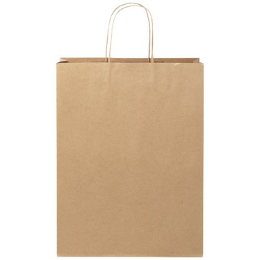 Kraft 120 g/m2 popierinis maišelis susuktomis rankenomis - 31 x 12 x 41 cm – Kraft ruda, gaminio vaizdas (2)