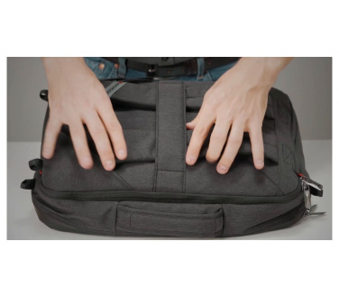Nešiojamojo kompiuterio krepšys Wenger MX Commute 16'', juodas, gaminio vaizdas (2)