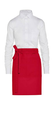 BRUSSELS - Trumpa perdirbto audinio bistro prijuostė su kišene, spalva: pilka - SG Accessories - BISTRO (2)