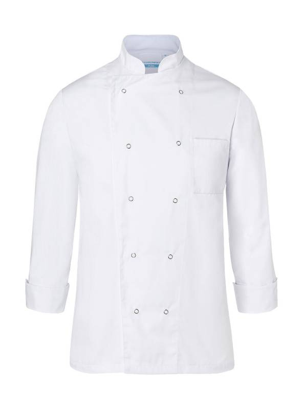 Virėjo švarkas Basic Unisex, spalva: balta - Karlowsky (1)