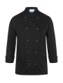 Virėjo švarkas Basic Unisex, spalva: juoda, Juoda