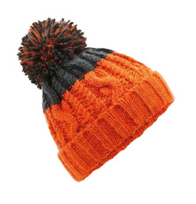 Apres Beanie, Oranžinė / grafito pilka