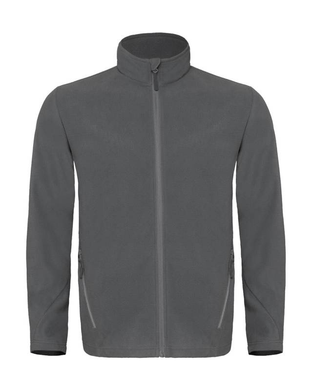 „Coolstar“/vyrų flisinis megztinis su pilnu užtrauktuku, Plieno pilka – B&C Outerwear (1)