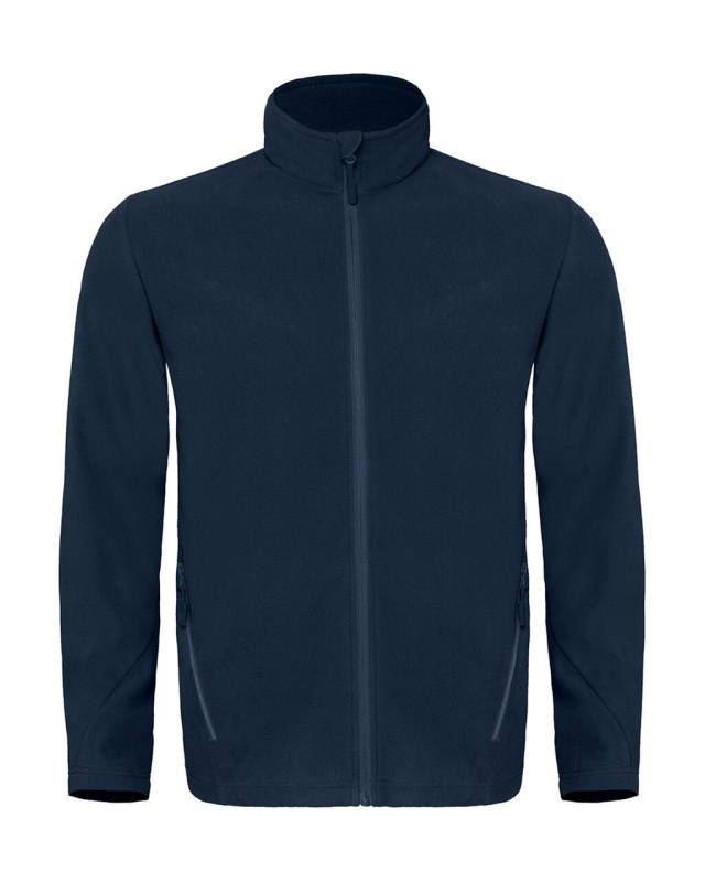 „Coolstar“/vyrų flisinis megztinis su pilnu užtrauktuku, spalva: tamsiai mėlyna – B&C Outerwear (1)
