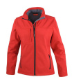 Moteriška klasikinė softshell striukė, spalva: raudona, Raudona