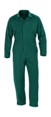 Perdirbtas kombinezonas su užtrauktuku priekyje, spalva: butelio žalia