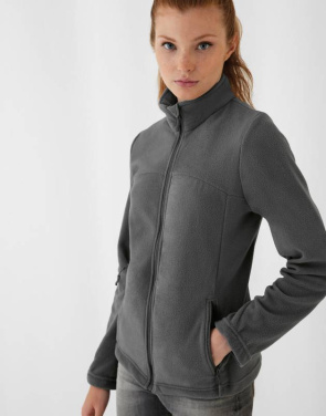 „Coolstar“/moteriškas flisinis megztinis su pilnu užtrauktuku, spalva: juoda – B&C Outerwear (4)