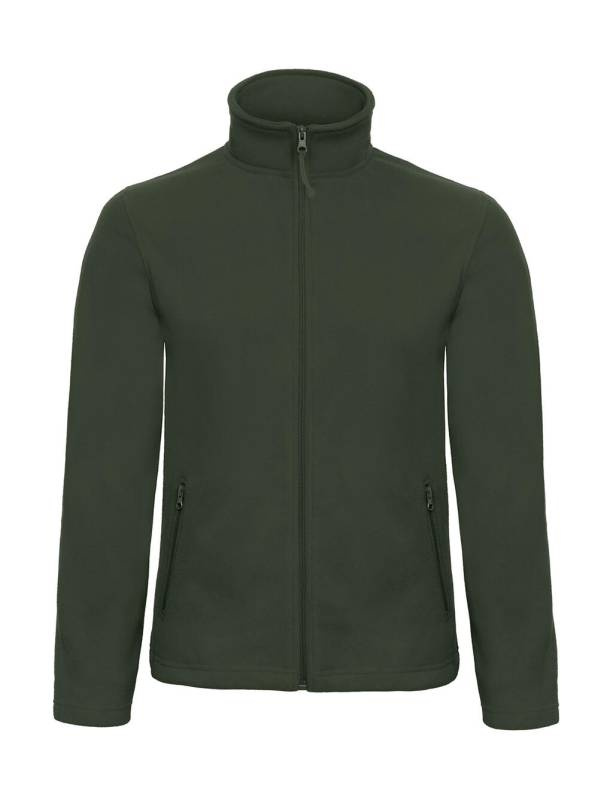ID.501 mikroflisinis megztinis su pilnu užtrauktuku, spalva: miško žalia – B&C Outerwear (1)