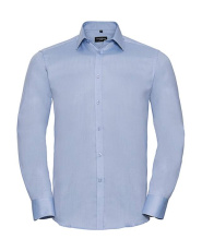 Vyriški ilgo ilgio marškinėliai su eglutės raštu, spalva: šviesiai mėlyna