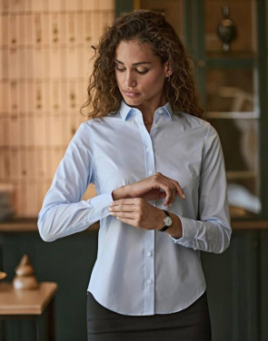 Moteriški prabangūs tamprūs marškinėliai, spalva: balta – Tee Jays (2)