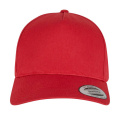 5 panelių lenktos klasikinės „snapback“ kepurės, Marso raudona