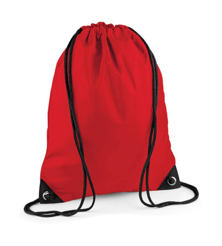 Premium klasės gimnastikos krepšys, Klasikinė raudona – Bagbase (1)