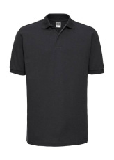 Patvarūs polo marškinėliai – 5XL ir 6XL dydžiai, spalva: juoda