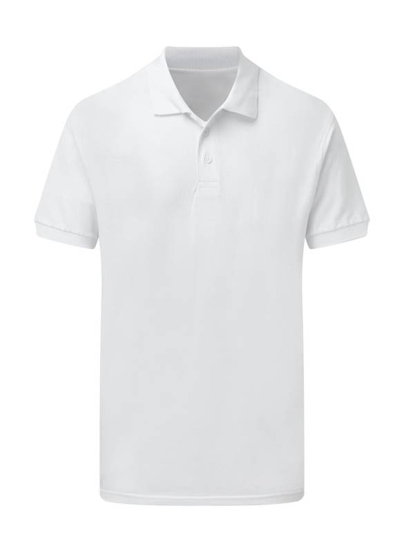 Medvilniniai polo marškinėliai vyrams, spalva: balta – SG Originals (1)