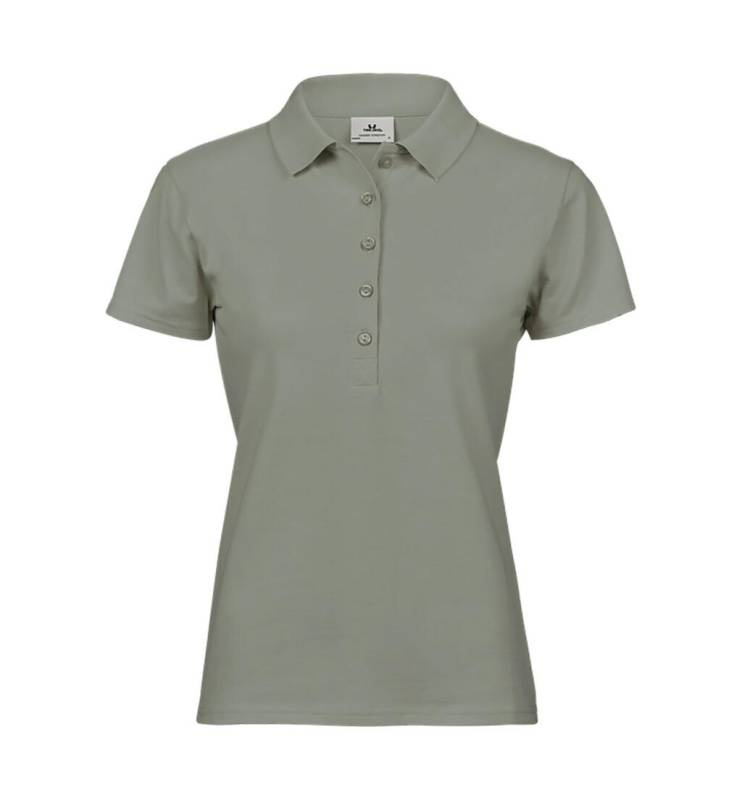 Prabangūs, tamprūs, moteriški polo marškinėliai, Šalavijas – Tee Jays (1)