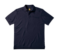 „Skill Pro Workwear“ kišeniniai polo marškinėliai, spalva: tamsiai mėlyna