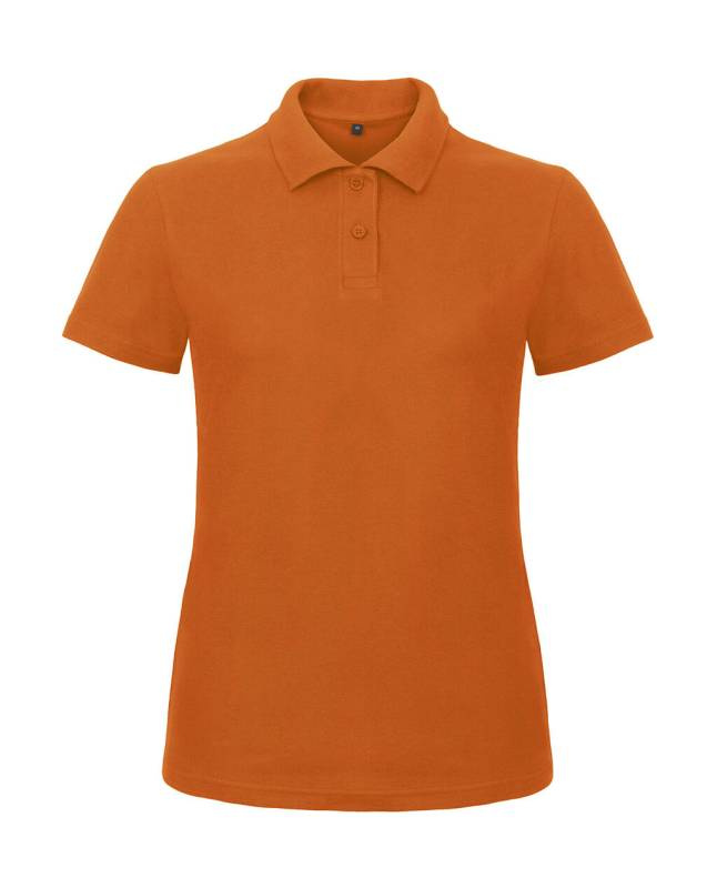 ID.001 /moteriški Piqué Polo marškinėliai, spalva: oranžinė – B&C (1)