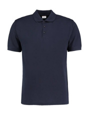 Klasikinis Slim Fit Polo Superwash® 60º, spalva: tamsiai mėlyna