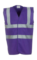 Fluo 2 juostų ir petnešų liemenė, spalva: violetinė