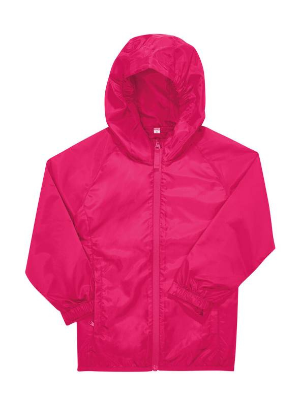 #Atstatyti vėjo striukę /vaikams, Rausvai rausva – B&C Outerwear (1)
