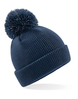 Vaikiška šviesą atspindinti bobble kepurė, spalva: juoda – Beechfield (3)