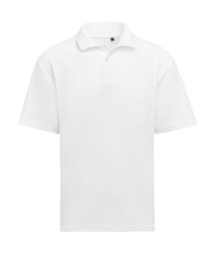 Unisex polo marškinėliai, spalva: balta