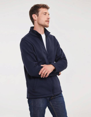 Vyriška išmanioji softshell striukė, Pilkasis konvojus – Russell Athletic (3)