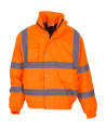 Fluo bomber striukė, spalva: fluorescencinė oranžinė, Fluorescencinė oranžinė