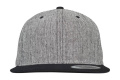 Melange Solid Snapback, spalva: juodas melanžas/juoda, Juoda melanžas/juoda