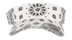 Visor Bandana Spausdinta, spalva: balta
