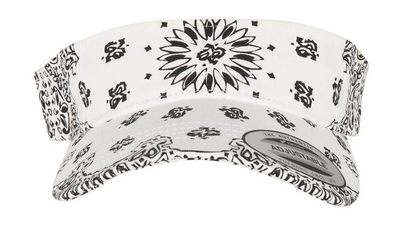 Visor Bandana Spausdinta, spalva: balta – Flexfit (1)