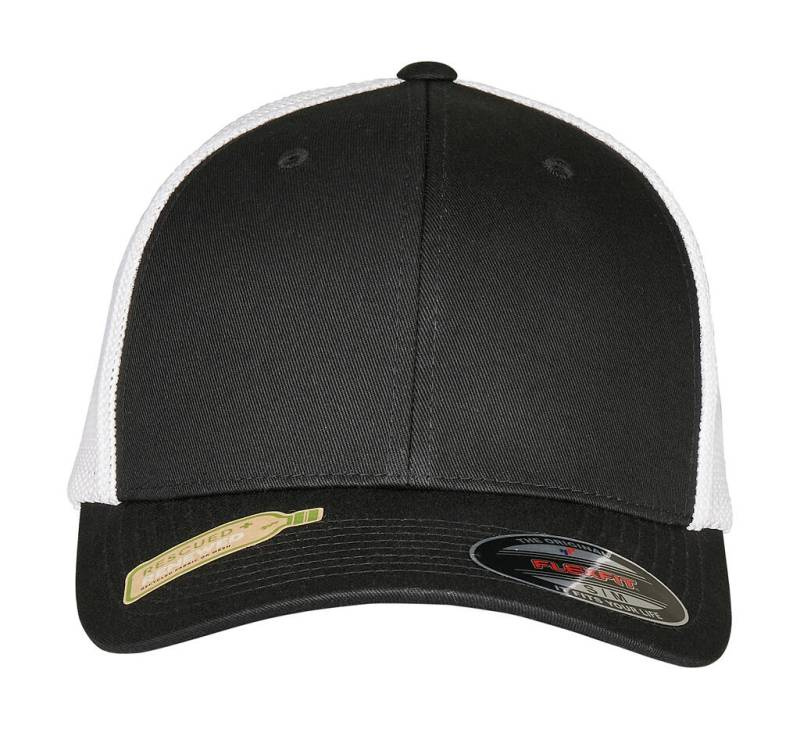 „Flexfit Trucker“ perdirbto tinklelio megztinis, spalva: juoda/balta – Flexfit (1)