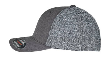 „Flexfit Trucker“ melanžo tinklelio megztinis, spalva: juoda/pilkas melanžas – Flexfit (3)
