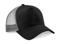 Snapback Trucker marškinėliai, Juoda/Pilka