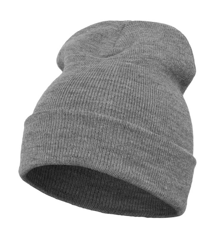 Sunkiasvorė ilga kepurė, spalva: pilkas melanžas – Flexfit (1)