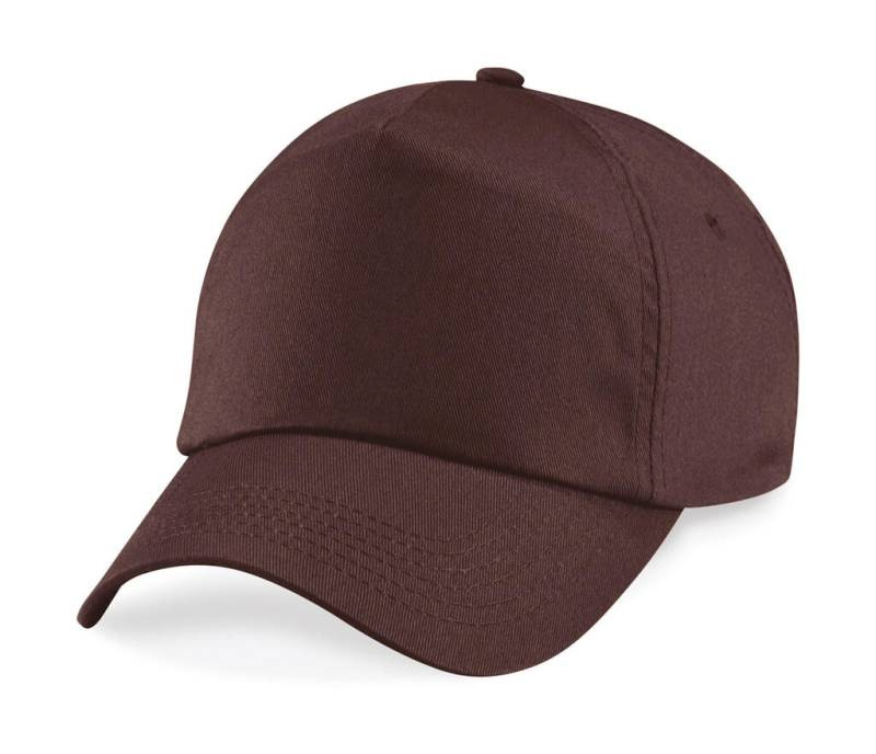 Originali 5 panelių kepurė, Šokoladas – Beechfield (1)